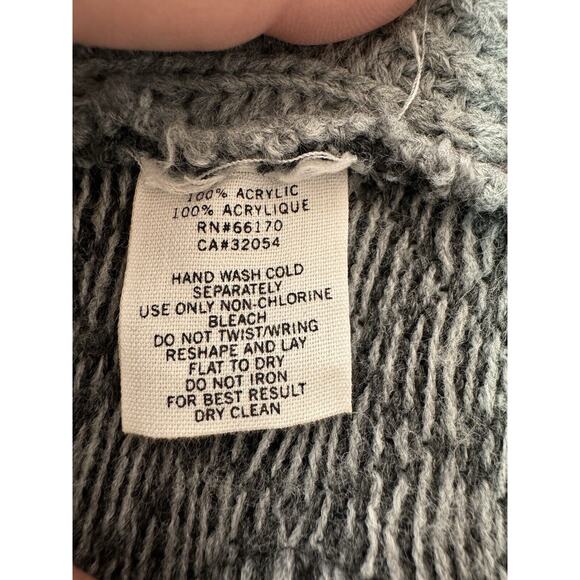 Urban Outfitters Womens L Gray Heritage Grandpacore Cardigan Sweater Cozy Cabin - Picture 6 of 8